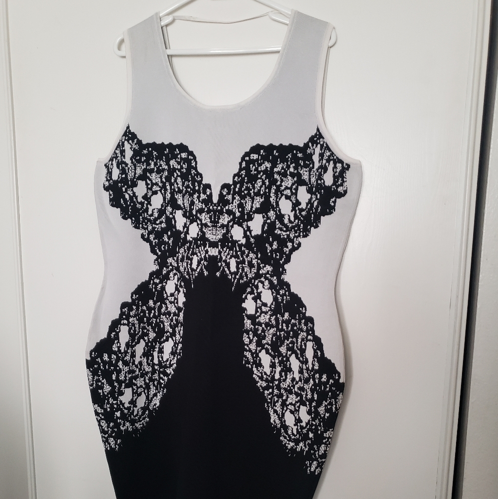 Black and white Dress